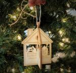 Product Description: Each ornament helps cover the cost of a family's stay with us. Get yours today to help #ShareANight with families of seriously ill or injured children receiving pediatric care in local hospitals.</br></br>This 3D wooden ornament is laser cut into a house-shape with a family in the windowand engraved with "Share A Night" andthe RMHCDC logo. Ornament comes in two pieces that pop out a 4.5″ x 6.25″ wooden card and slot together to create a 3D ornament. Also included: two charms and a piece of twine for hanging.</br></br>Instructions: Twist to remove, slide or snap together, tie included string, hang to enjoy. Optional – use paint, markers, or pencils to make your ornament colorful. Add a drop of glue for a more secure connection.</br> 2021 Share A Night Ornament
